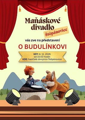 Maňáskové divadlo - Budulínek od 15:00